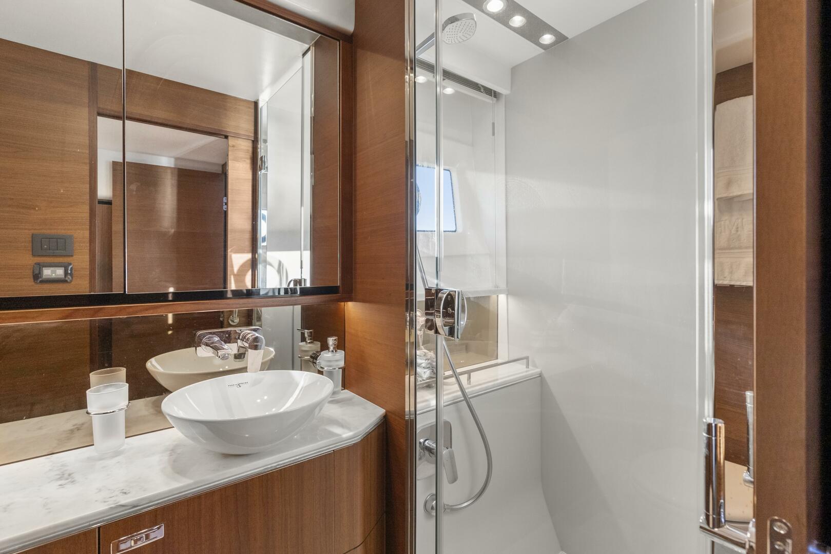 Slide: The Image of Princess F62 Stumped- Forward VIP Stateroom Head 2020 Princess Flybridge Stumped - 5567476