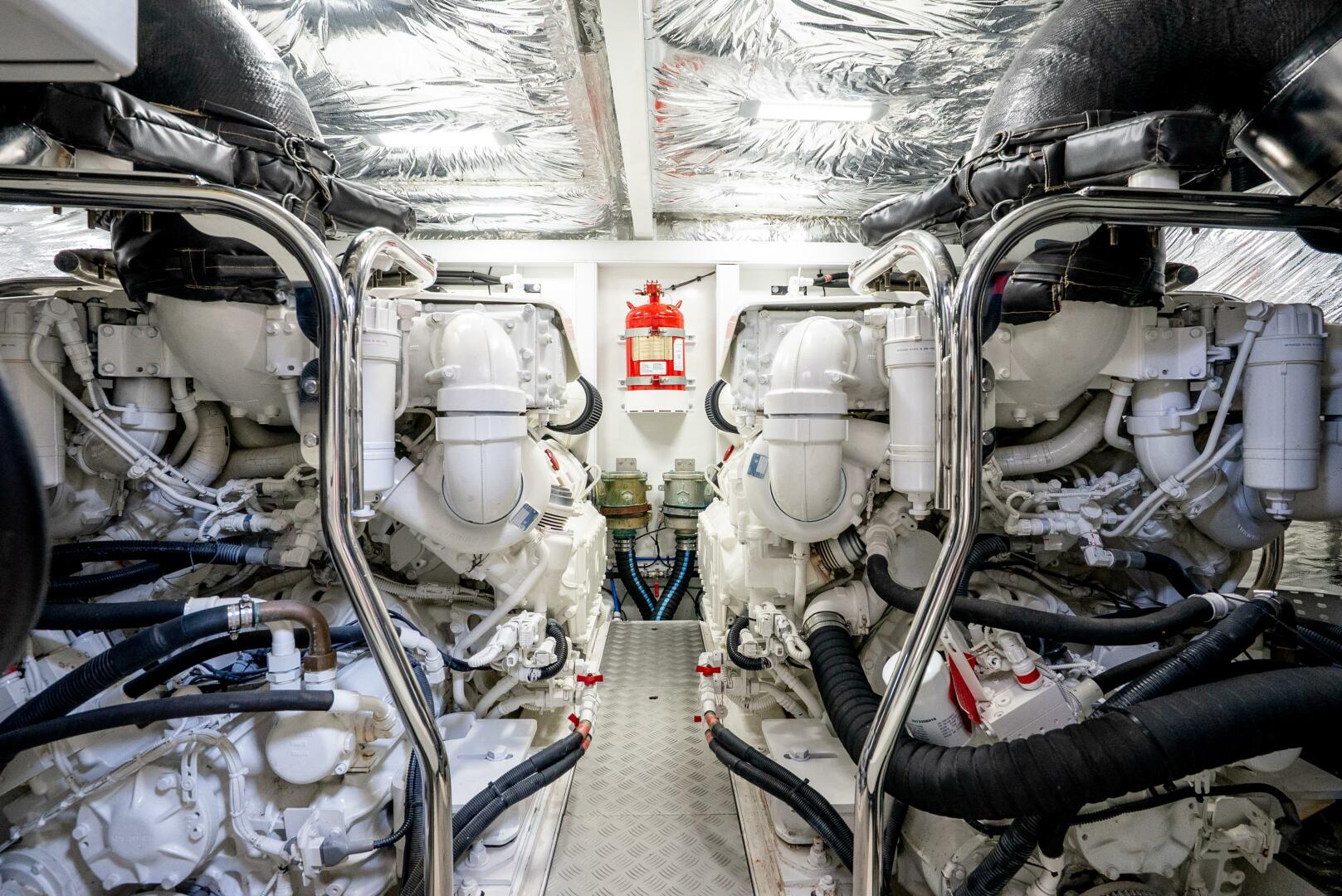 Slide: The Image of Princess F62 Stumped- Engine Room 2020 Princess Flybridge Stumped - 5567496