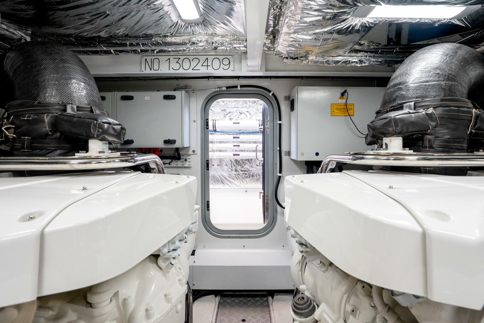 Slide: The Image of Princess F62 Stumped- Engine Room 2020 Princess Flybridge Stumped - 5567504