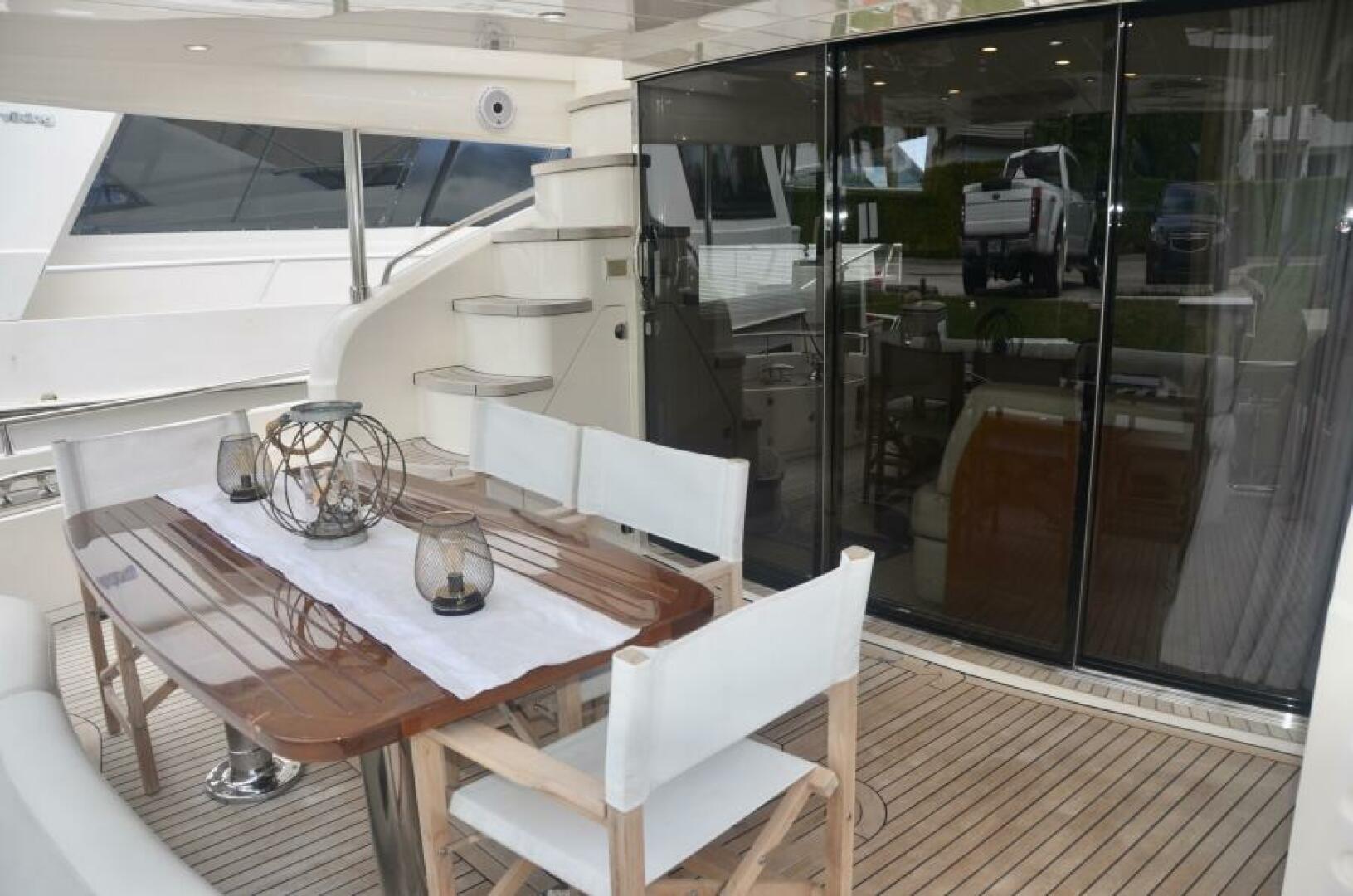 Slide: The Image of Princess 67 Flybridge -Aft Deck 2006 67 Princess Flybridge - 5206059