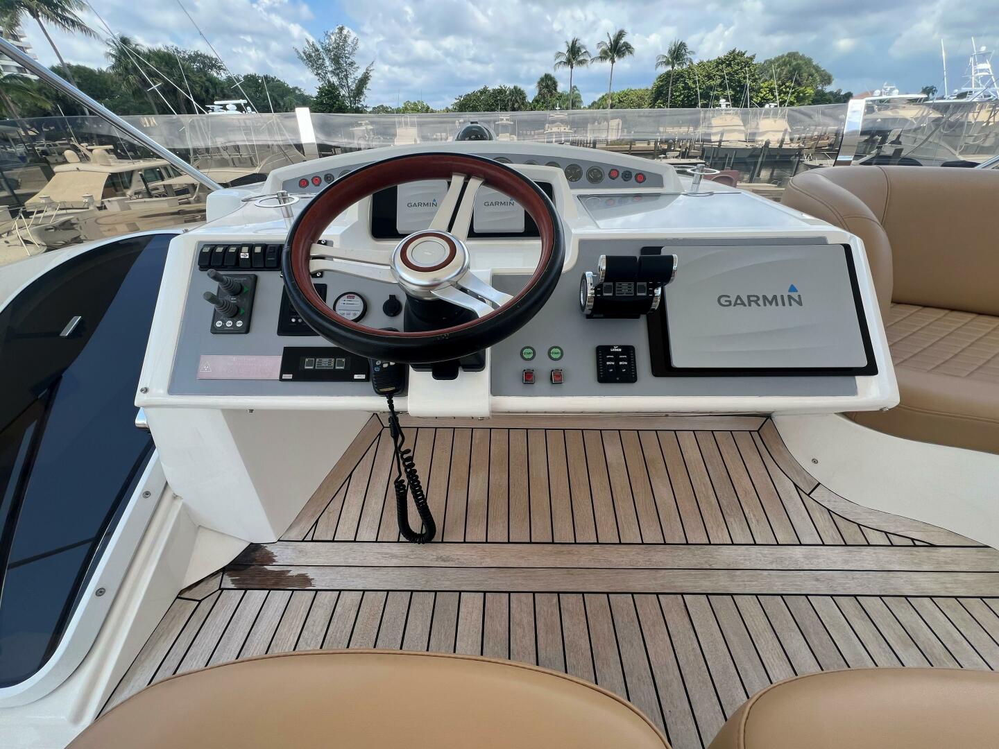 Slide: The Image of Princess 67 Flybridge -Upper Helm 2006 67 Princess Flybridge  - 5347775