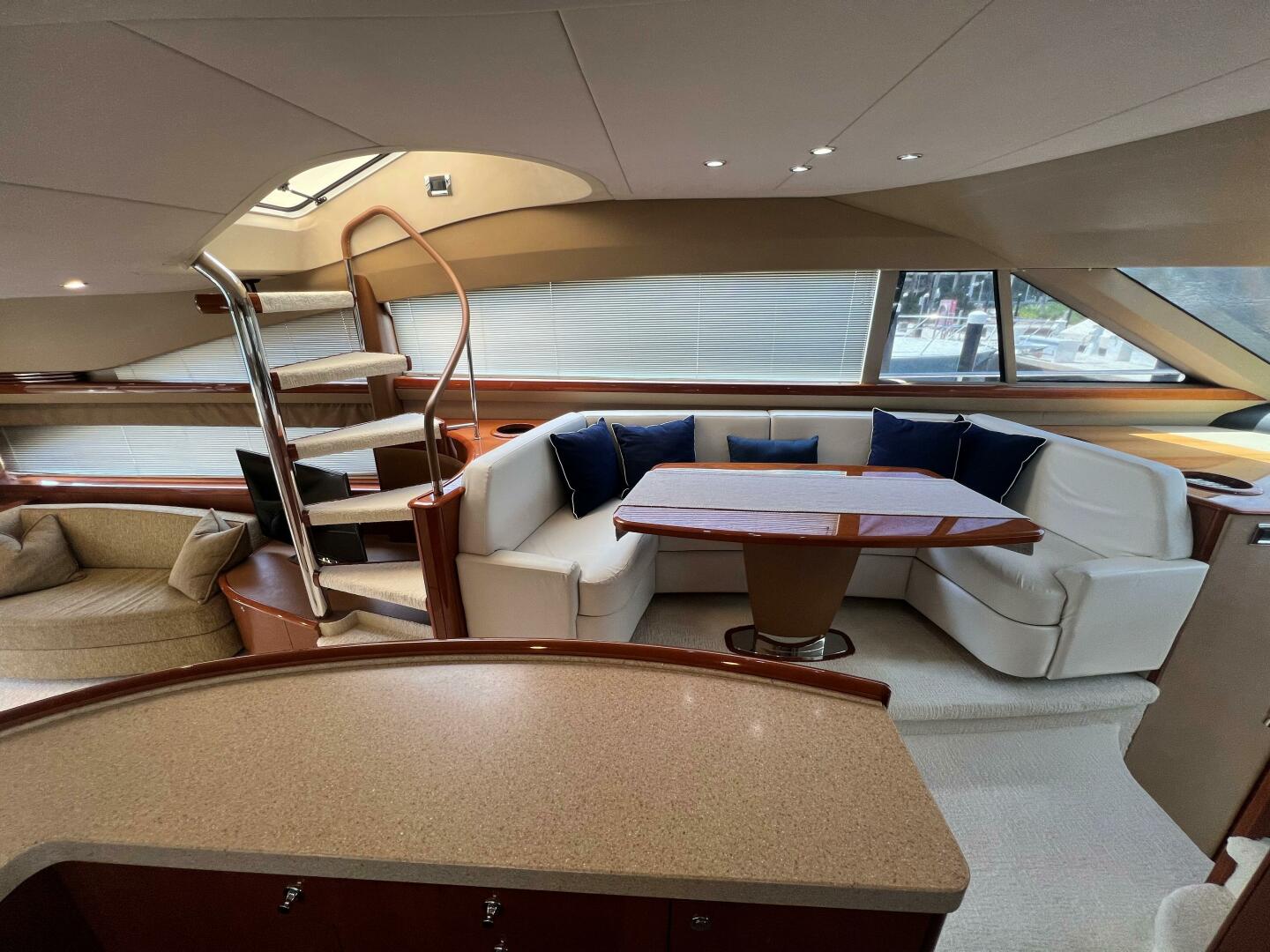 Slide: The Image of Princess 67 Flybridge - Dinette 2006 67 Princess Flybridge  - 5347795