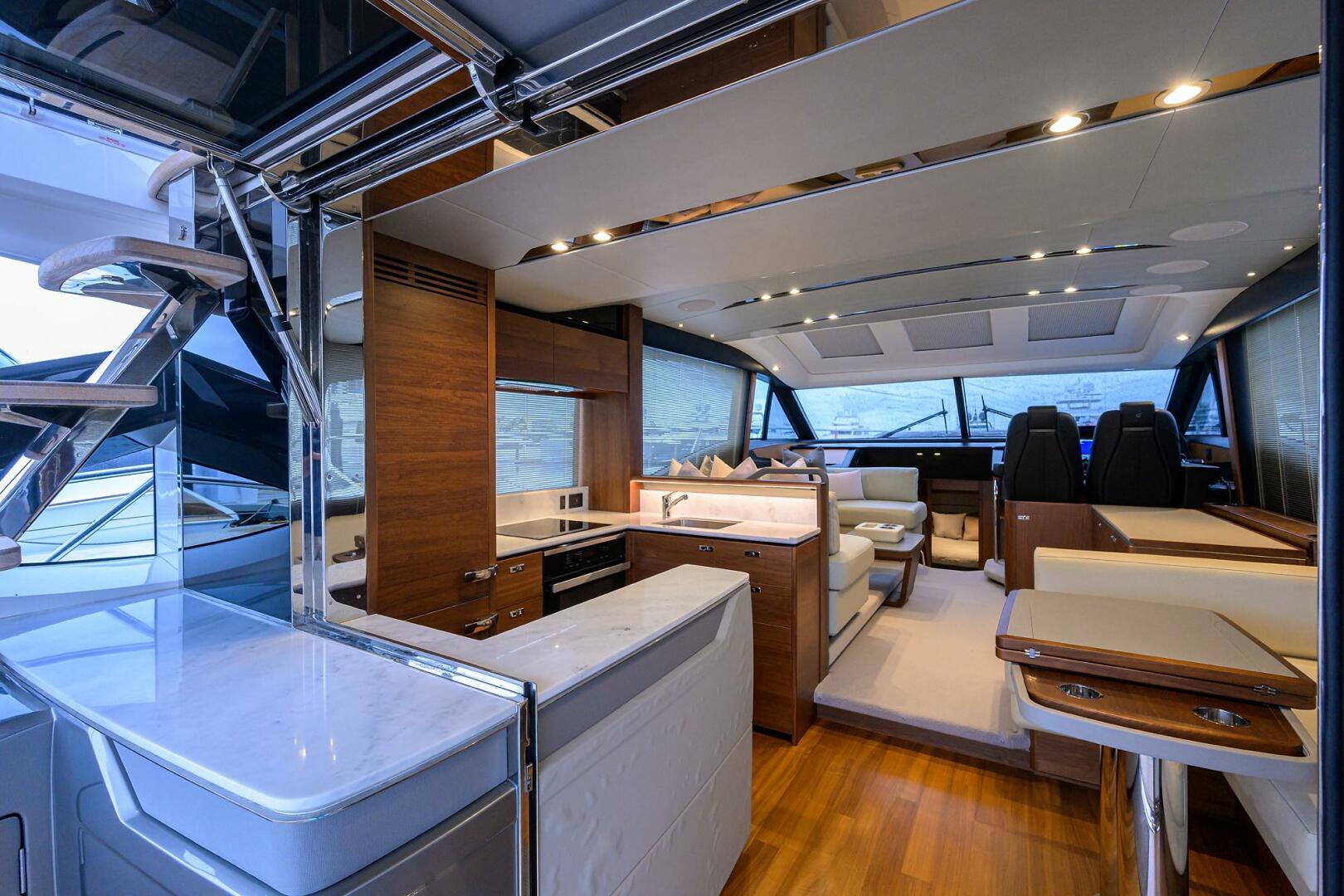 Slide: The Image of Princess S60 RockOn - Entry to Galley/Salon 2019 Princess S60 RockOn - 4118431