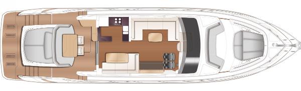 Slide: The Image of Manufacturer Provided Image: Princess V65 Upper Deck Layout Plan - 13