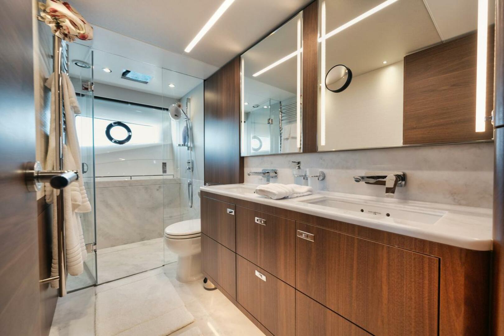 Slide: The Image of Princess V78 Hooked Her - Owner's En-Suite Head 2020 Princess V78  - 3985615