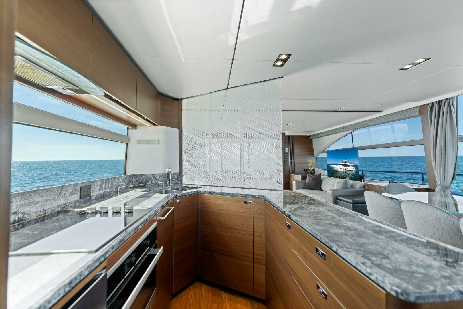 Slide: The Image of 2018 80 Princess Y75 - AMARULA SUN - Galley - 3991415