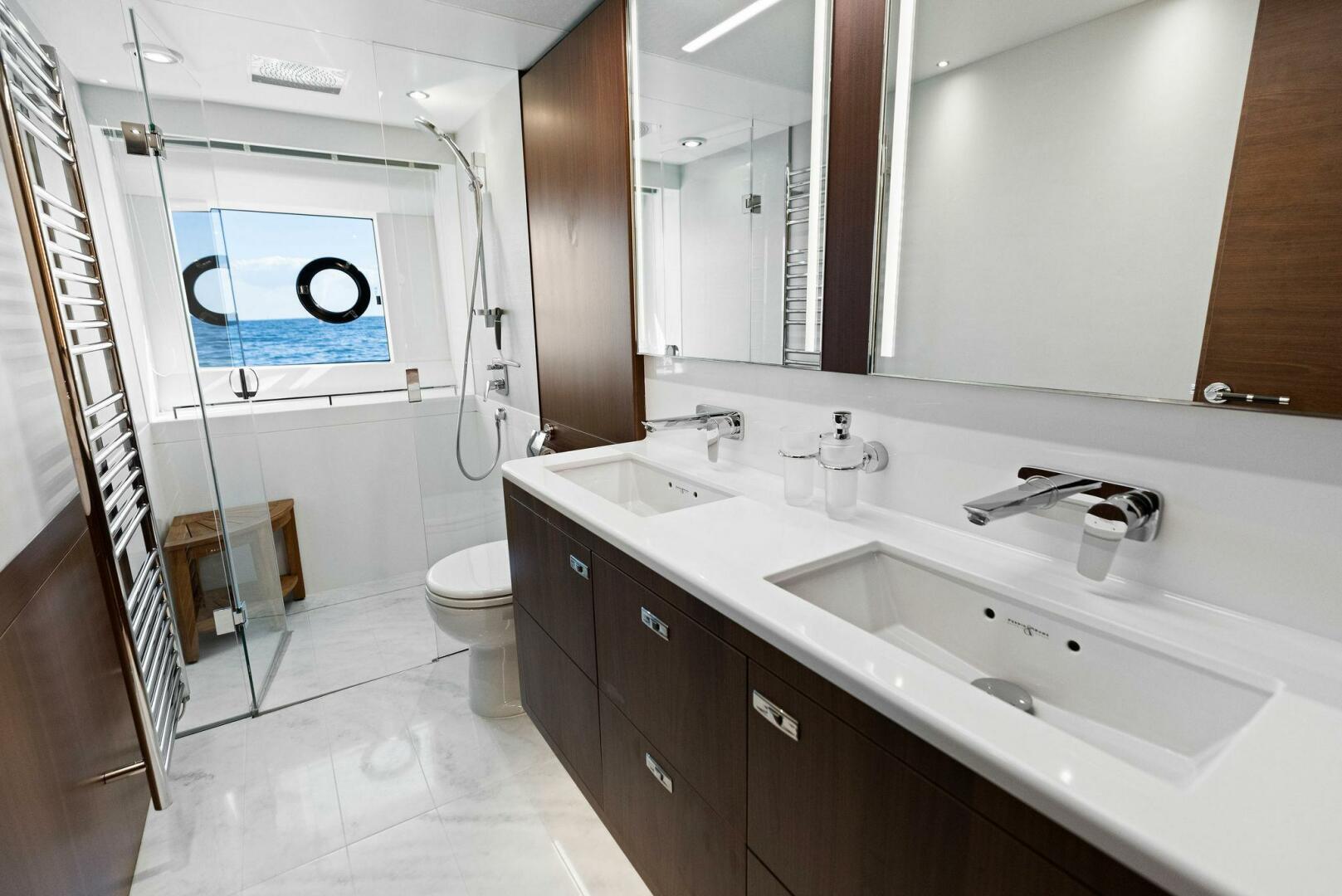 Slide: The Image of 2018 80 Princess Y75 - AMARULA SUN - Master Stateroom Head - 3991429