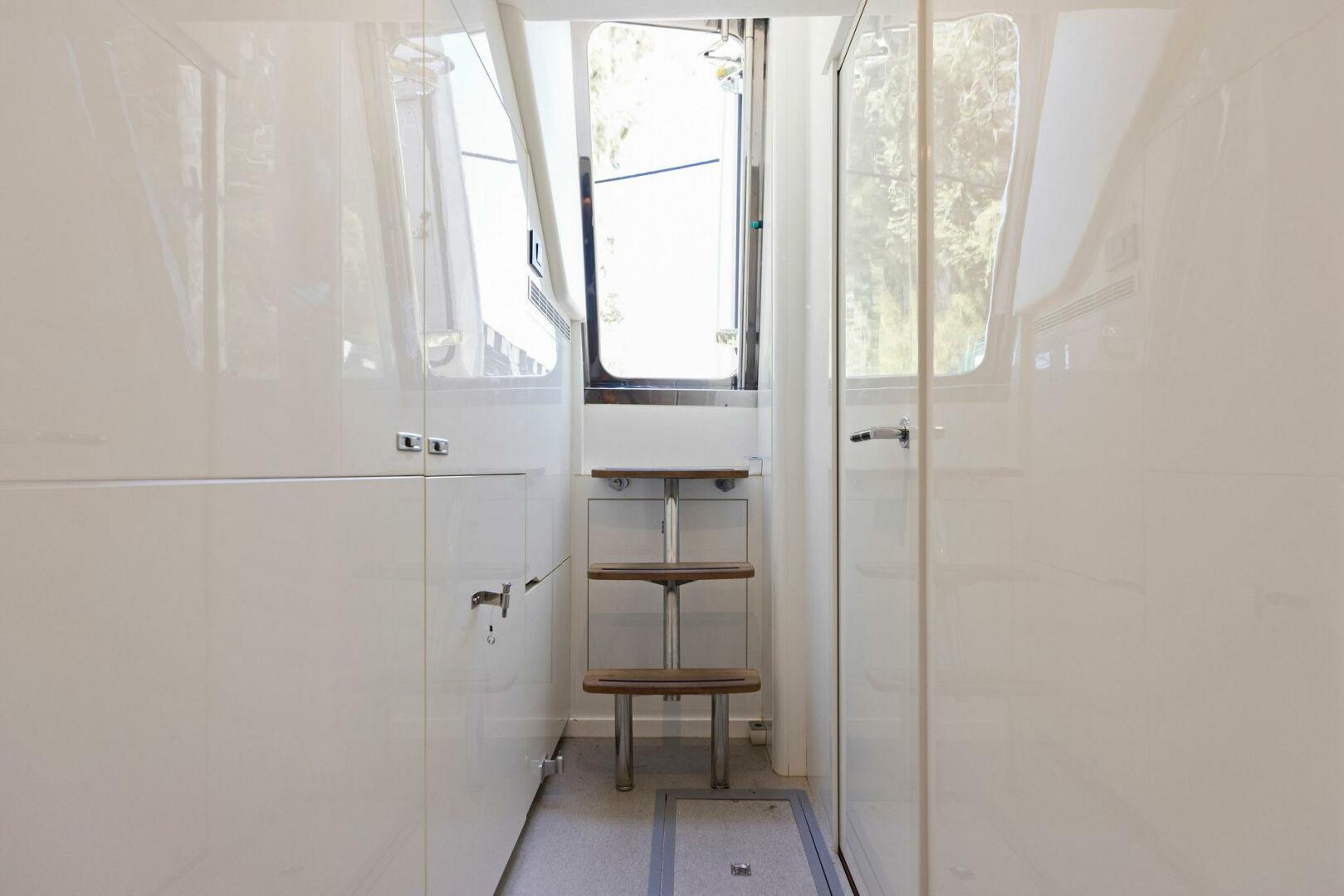 Slide: The Image of 2018 80 Princess Y75 - AMARULA SUN - Stairs to Crew Quarters - 3991555