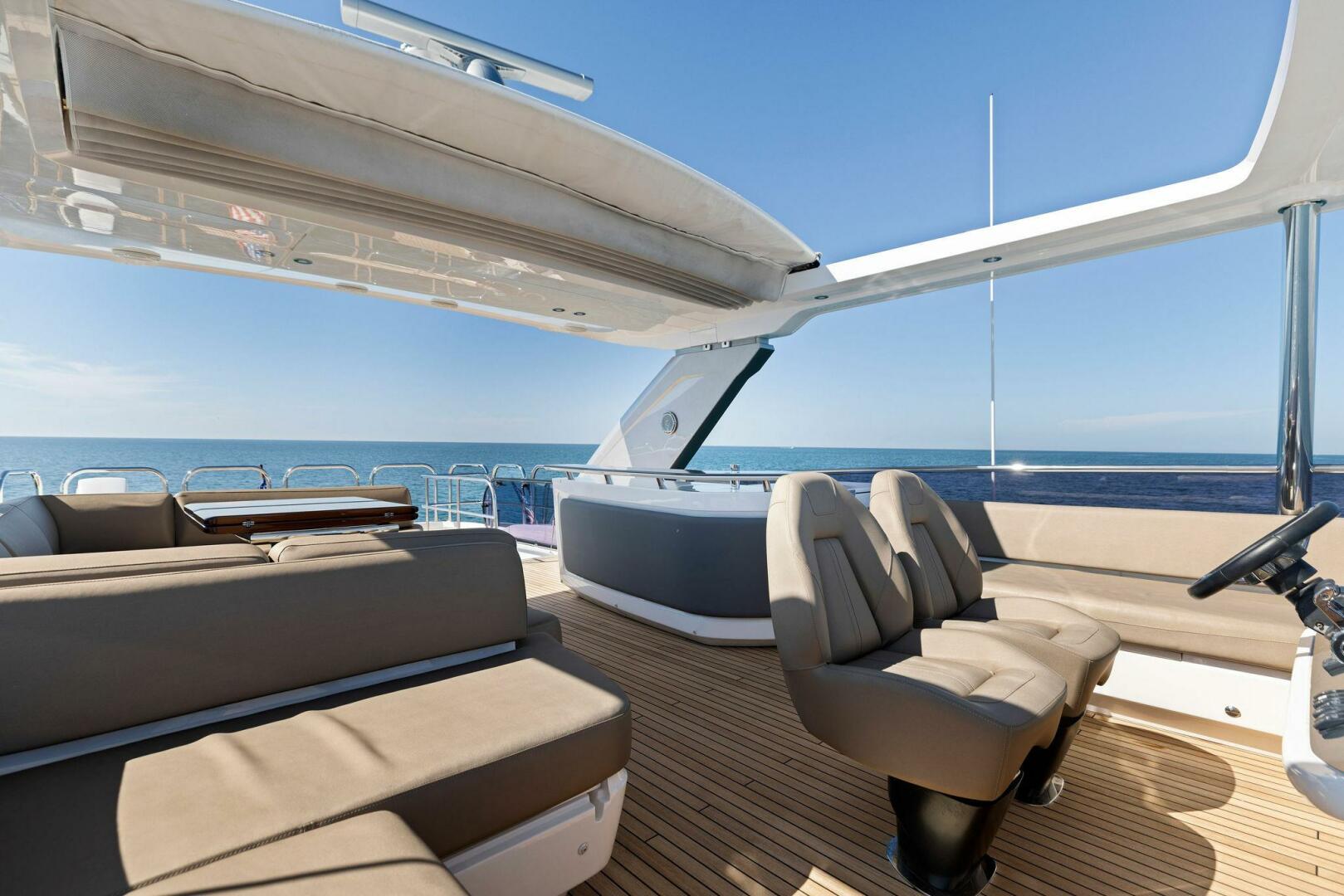 Slide: The Image of 2018 80 Princess Y75 - AMARULA SUN - Flybridge Helm - 3991532
