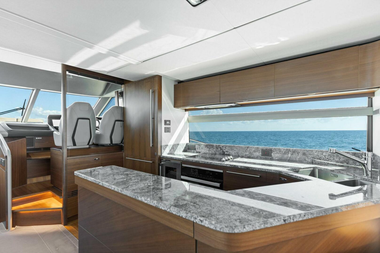 Slide: The Image of 2018 80 Princess Y75 - AMARULA SUN - Galley - 3991410