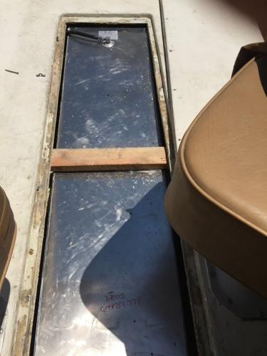 Slide: The Image of 1979 Pro-Line Pro-20 Cuddy boat interior with storage compartment. - 3