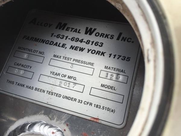 Slide: The Image of Alloy Metal Works Inc. label on Pro-Line Pro-20 Cuddy, 1979 model. - 4