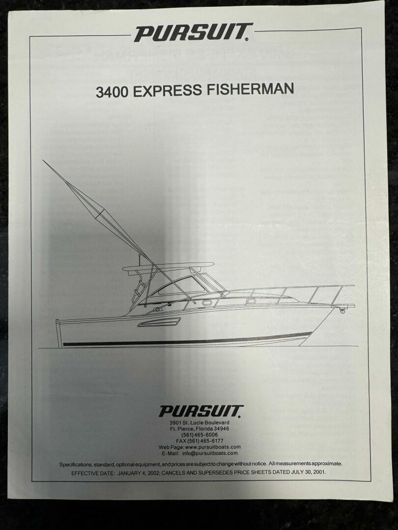 Slide: The Image of Pursuit 3400 Express 2003 - 5510923