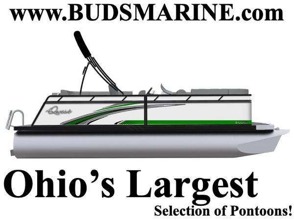 Slide: The Image of 2024 Qwest E-Class 818 RLS LT pontoon at Bud's Marine, Ohio's largest selection. - 1