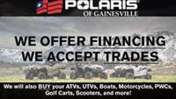 Slide: The Image of Polaris of Gainesville offers financing and accepts trades for ATVs, UTVs, boats, motorcycles, and more. - 9