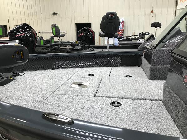 Slide: The Image of 2024 Ranger VS1782SC Angler boat interior with spacious deck and seating. - 6