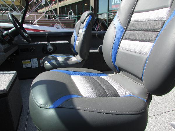 Slide: The Image of 2023 Ranger VS1882SC Angler boat interior with comfortable, stylish seats. - 5