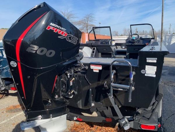 Slide: The Image of 2024 Ranger VX1888 WT boat with Mercury Pro XS 200 engine. - 2