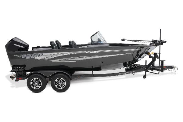 Slide: The Image of 2024 Ranger VX1888 WT fishing boat on trailer. - 22