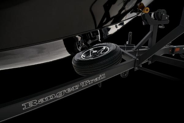 Slide: The Image of 2024 Ranger VX1888 WT boat trailer with spare tire. - 25