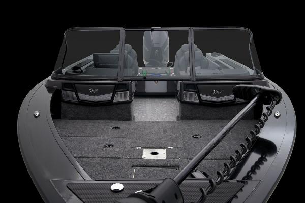 Slide: The Image of 2024 Ranger VX1888 WT fishing boat with advanced features and spacious deck. - 28