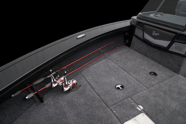 Slide: The Image of 2024 Ranger VX1888 WT boat interior with fishing rods. - 40