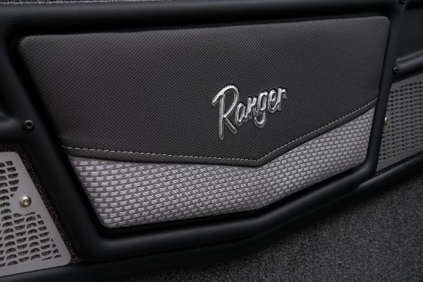 Slide: The Image of 2024 Ranger VX1888 WT interior detail with logo. - 45