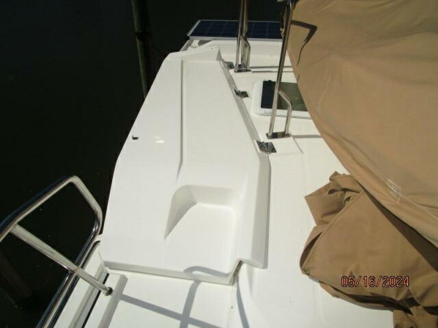 Slide: The Image of 43' Ranger Tugs flybridge-aftdeck stairs hatch - 4375169