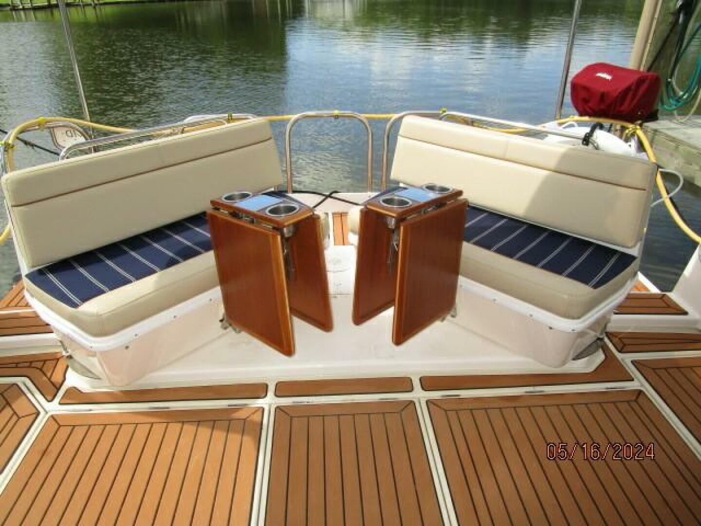 Slide: The Image of 43' Ranger Tugs aftdeck aft seating3 - 4375107