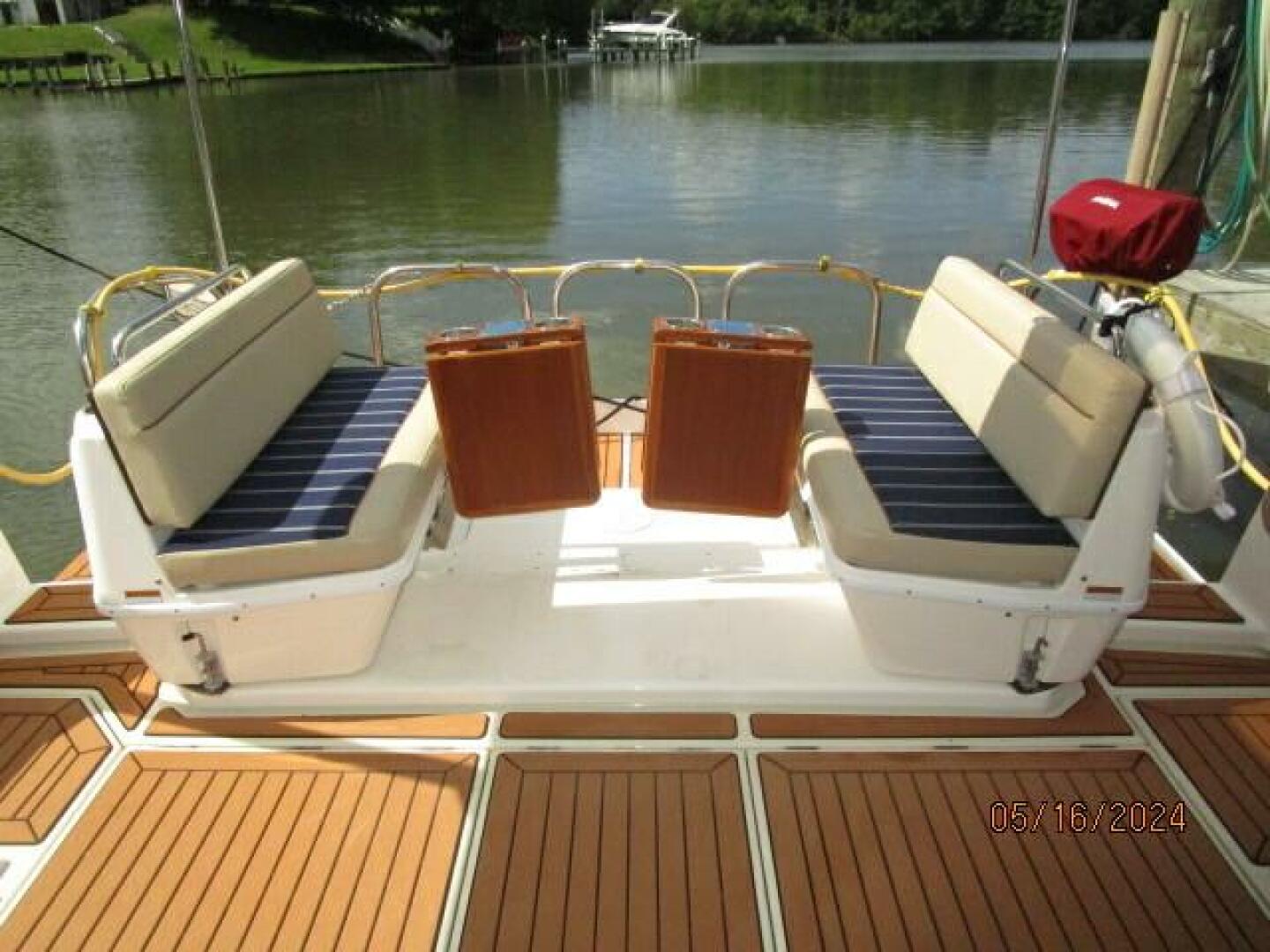 Slide: The Image of 43' Ranger Tugs aftdeck aft seating4 - 4375109