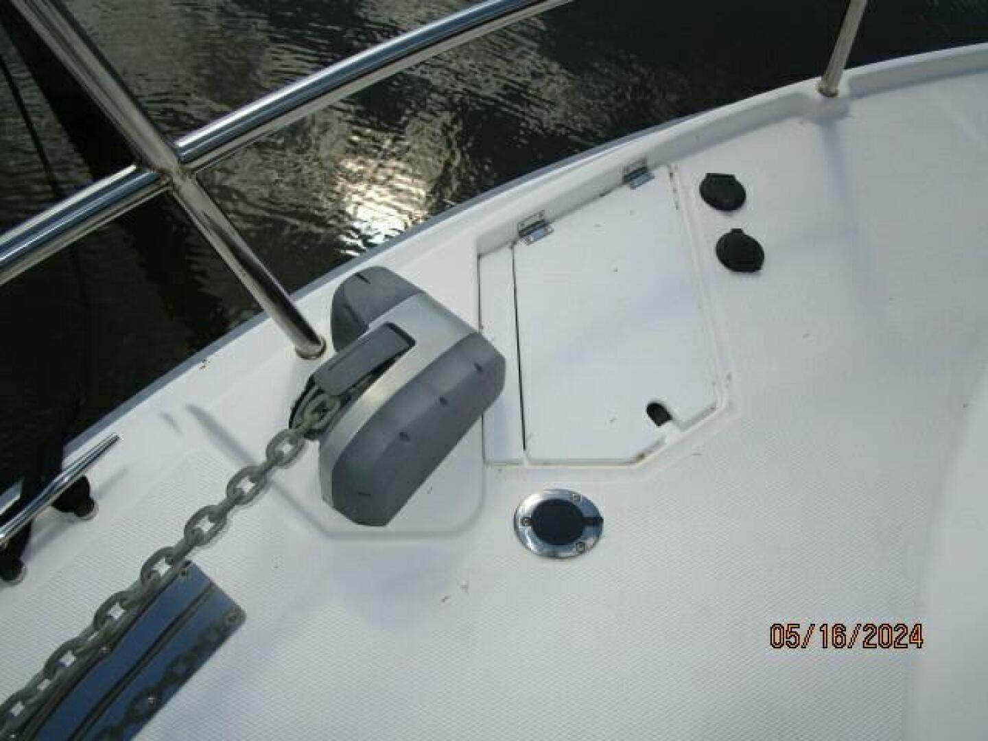 Slide: The Image of 43' Ranger Tugs starboard anchor windlass - 4375219