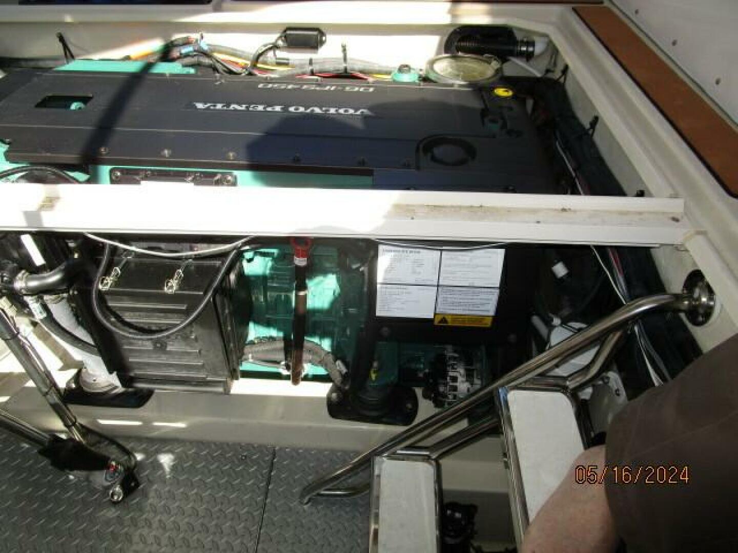Slide: The Image of 43' Ranger Tugs port main engine - 4375201