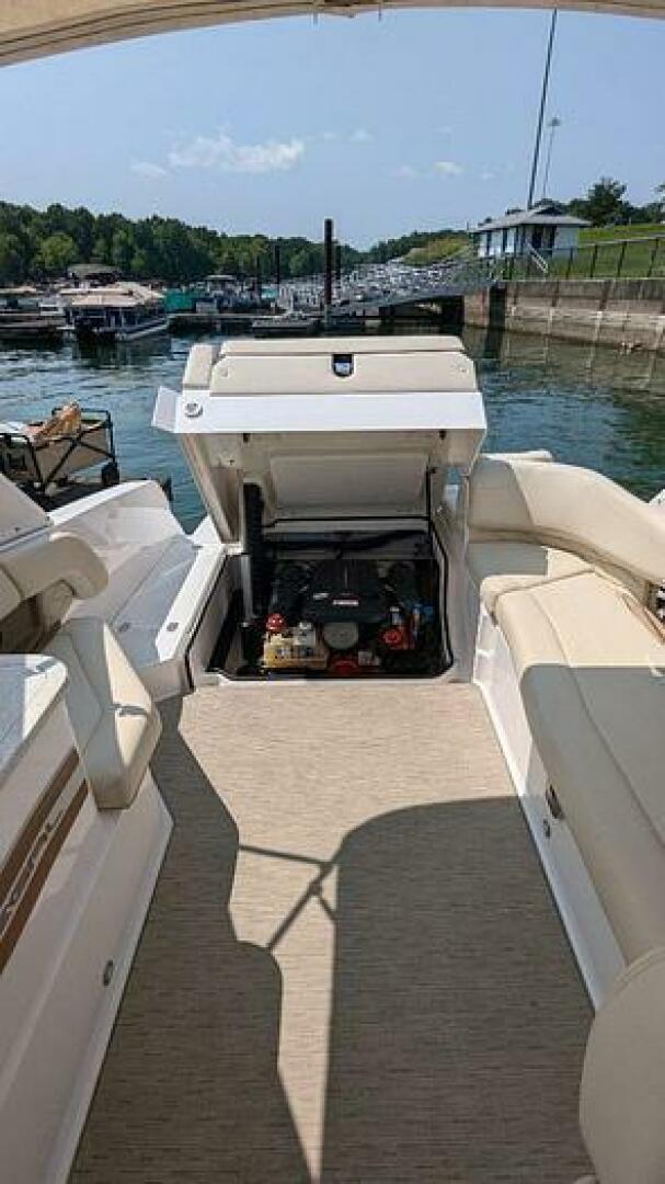 Slide: The Image of 2018 Regal 26 FasDeck Engine Hatch and Engine  Full Engine access on the 2018 Regal 26 FasDeck - 5234443