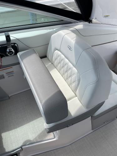 Slide: The Image of 2021 Regal 26 Express boat interior with plush seating and modern design. - 37