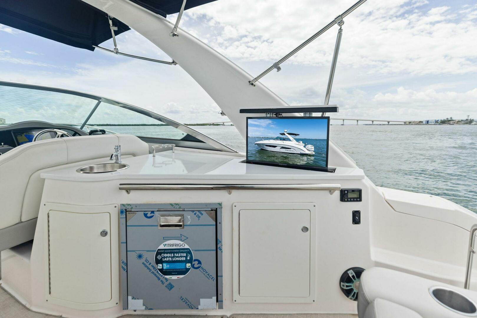 Slide: The Image of 2020 Regal 33 XO 'Snuffleupagus'-Cockpit Wet Bar - 5490247