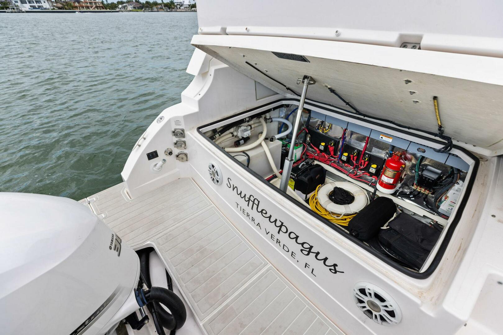 Slide: The Image of 2020 Regal 33 XO 'Snuffleupagus'-Transom Mechanical & Storage - 5490223