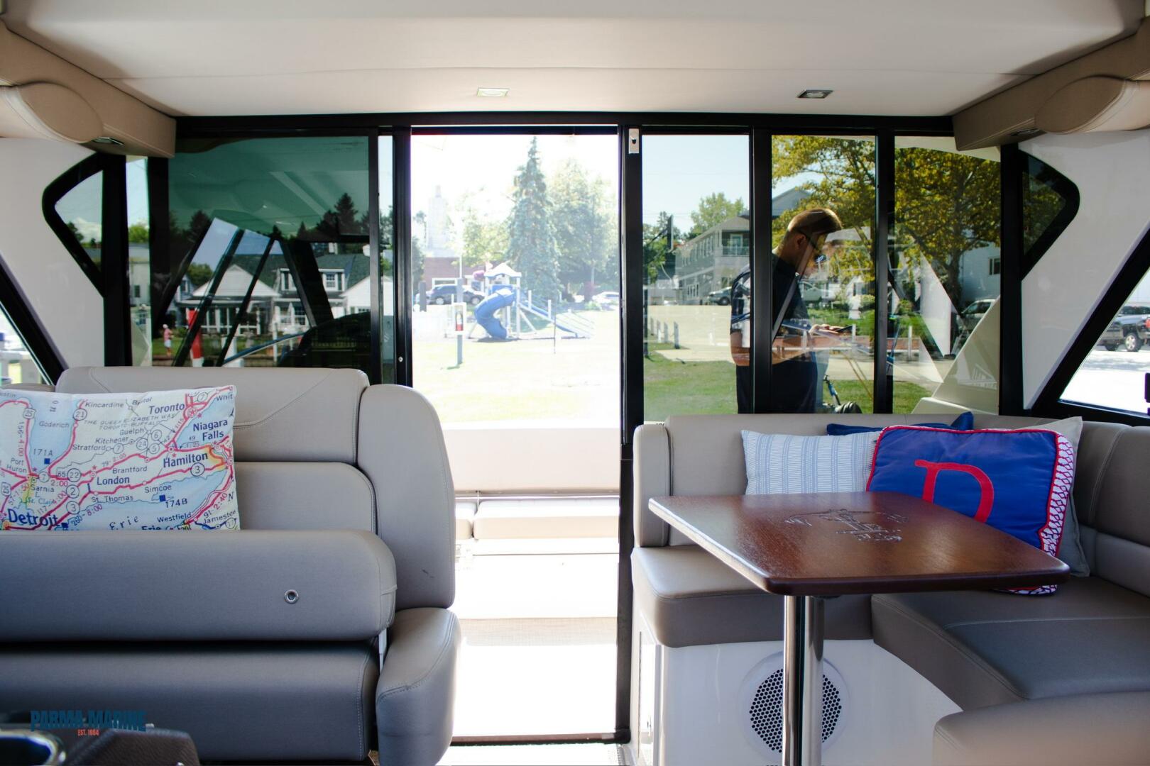 Slide: The Image of Looking Aft 2016 Regal 42 Sport Coupe Cabin Looking Aft - 5131643