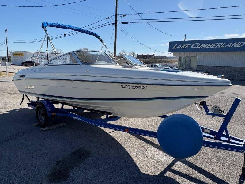 Slide: The Image of 1994 Rinker 209 Captiva boat on trailer at Lake Cumberland dealership. - 7