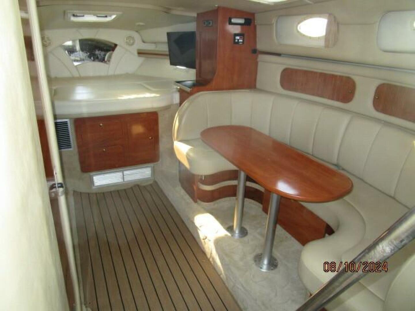 Slide: The Image of 34' Rinker lower deck forward - 4575014