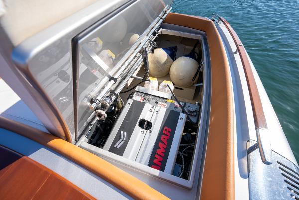 Slide: The Image of Engine compartment of a 2020 Riva Aquariva Super boat with Yanmar engine. - 24