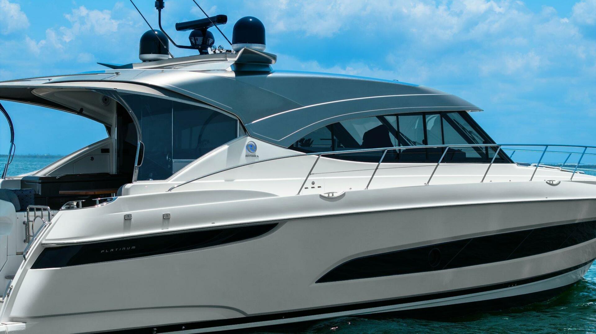 Slide: The Image of 2021 Riviera 5400 Sport Yacht- Catwalk - 5322650