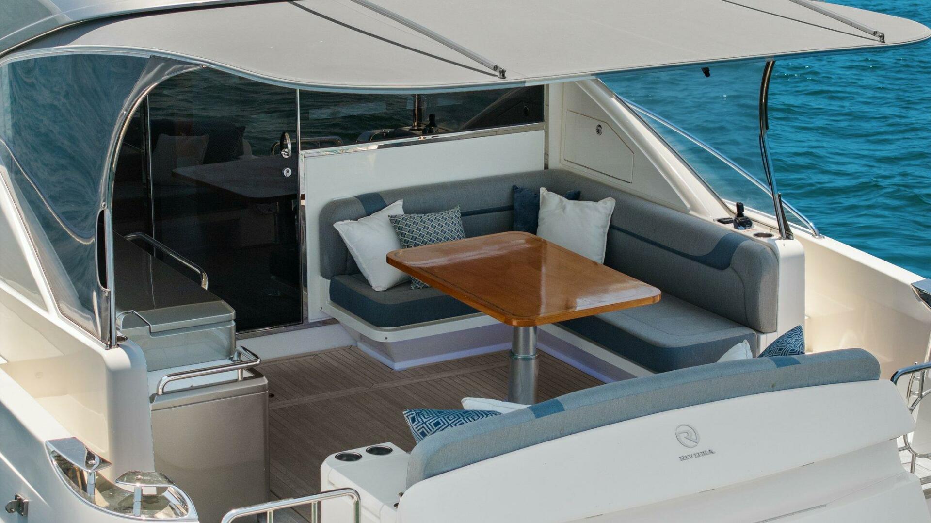 Slide: The Image of 2021 Riviera 5400 Sport Yacht- Cockpit - 5322662