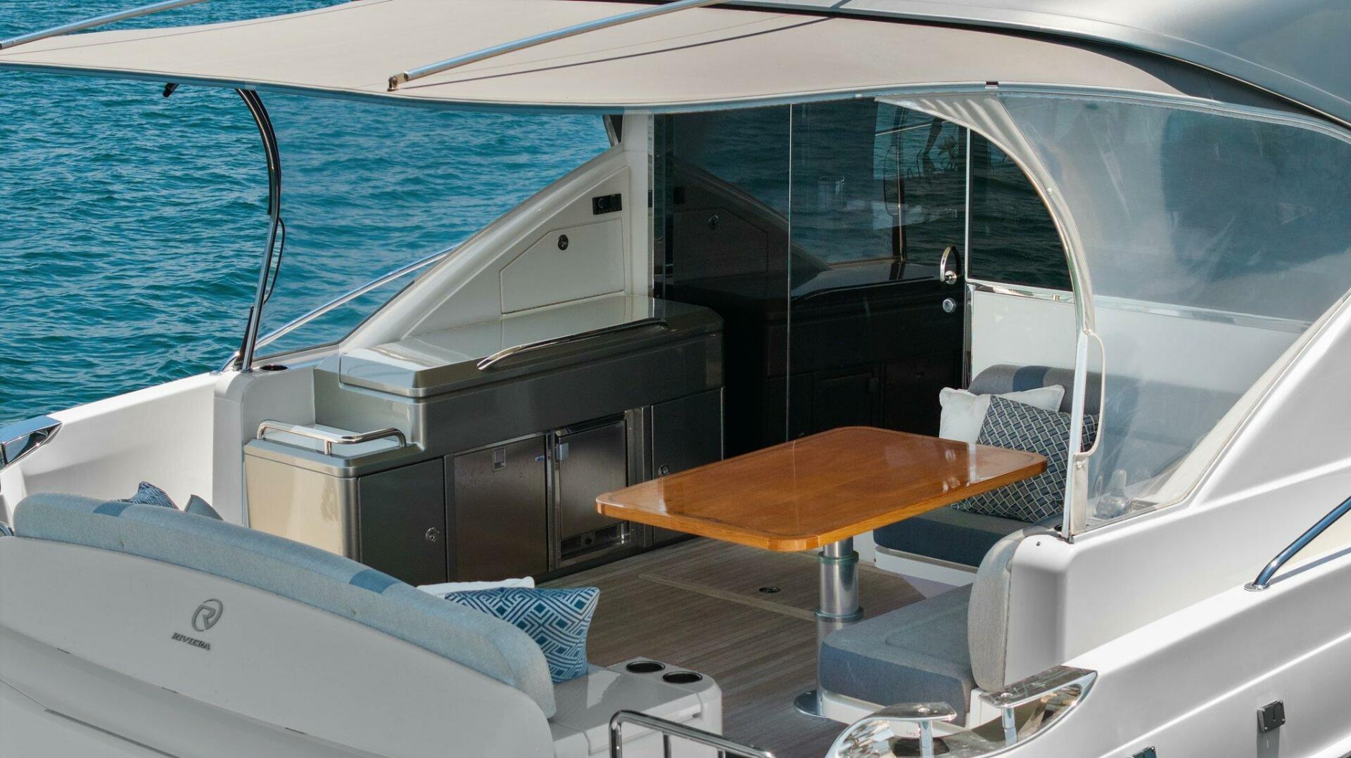 Slide: The Image of 2021 Riviera 5400 Sport Yacht- Cockpit - 5322663