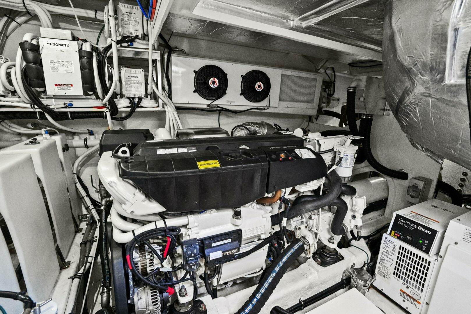Slide: The Image of 2021 Riviera 5400 Sport Yacht- Engine Room - 5322683