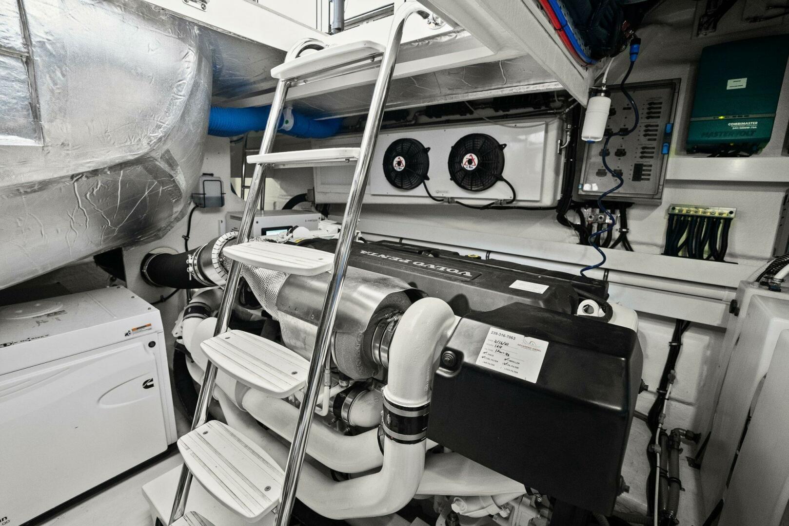 Slide: The Image of 2021 Riviera 5400 Sport Yacht- Engine Room - 5322684