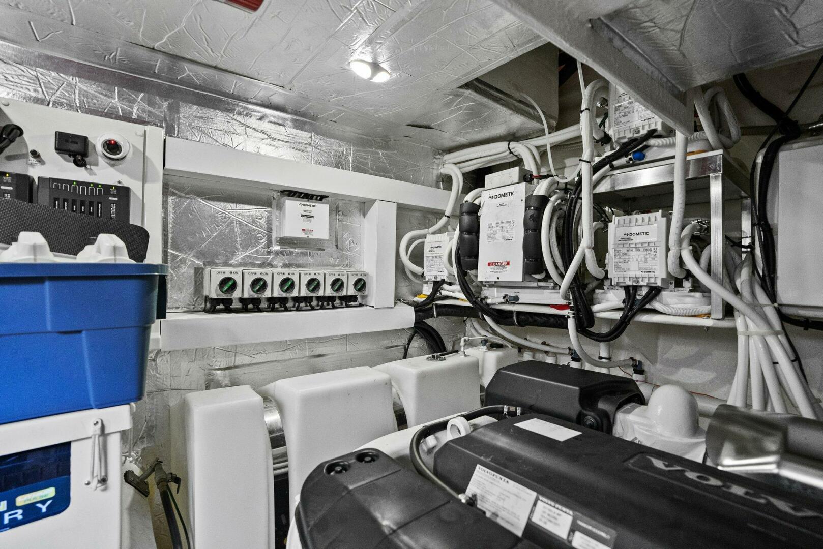 Slide: The Image of 2021 Riviera 5400 Sport Yacht- Engine Room - 5322688