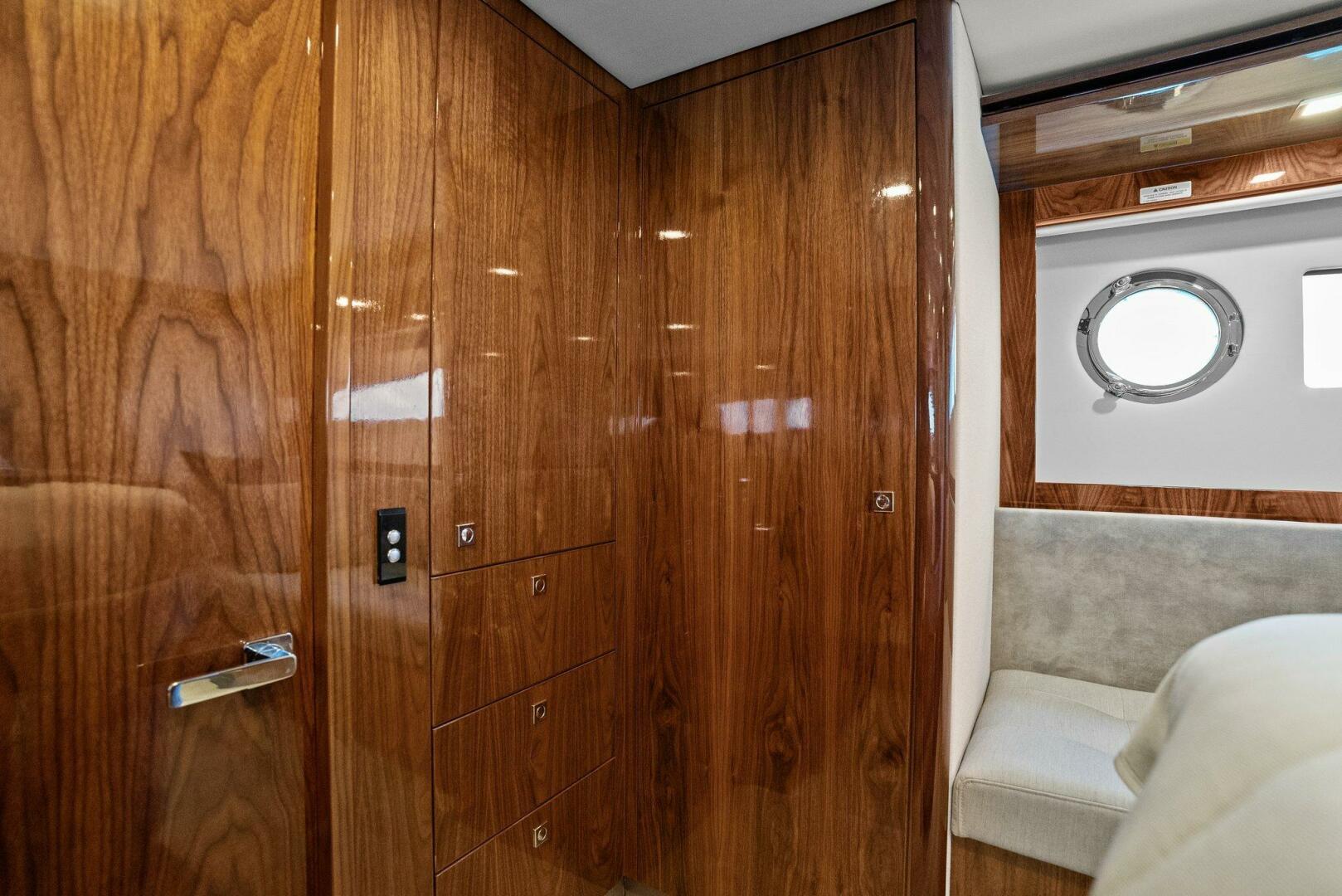 Slide: The Image of 2021 Riviera 5400 Sport Yacht- Master Stateroom  - 5322698