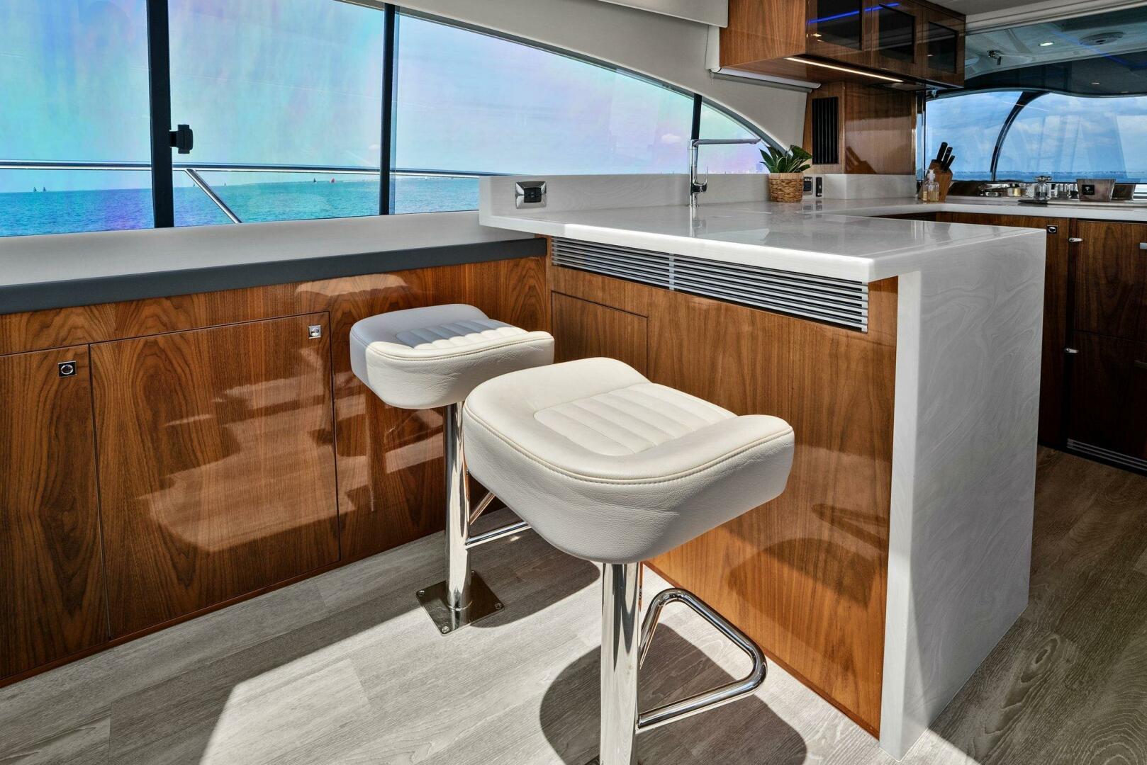 Slide: The Image of 2021 Riviera 5400 Sport Yacht- Galley - 5322724