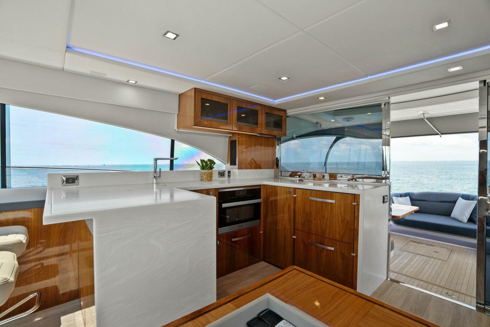 Slide: The Image of 2021 Riviera 5400 Sport Yacht- Galley - 5322730