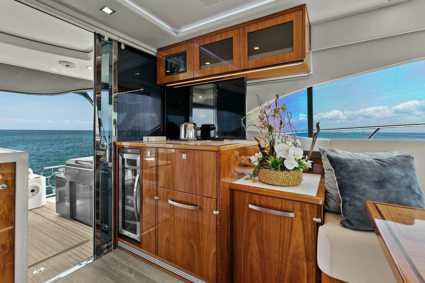 Slide: The Image of 2021 Riviera 5400 Sport Yacht- Galley - 5322733